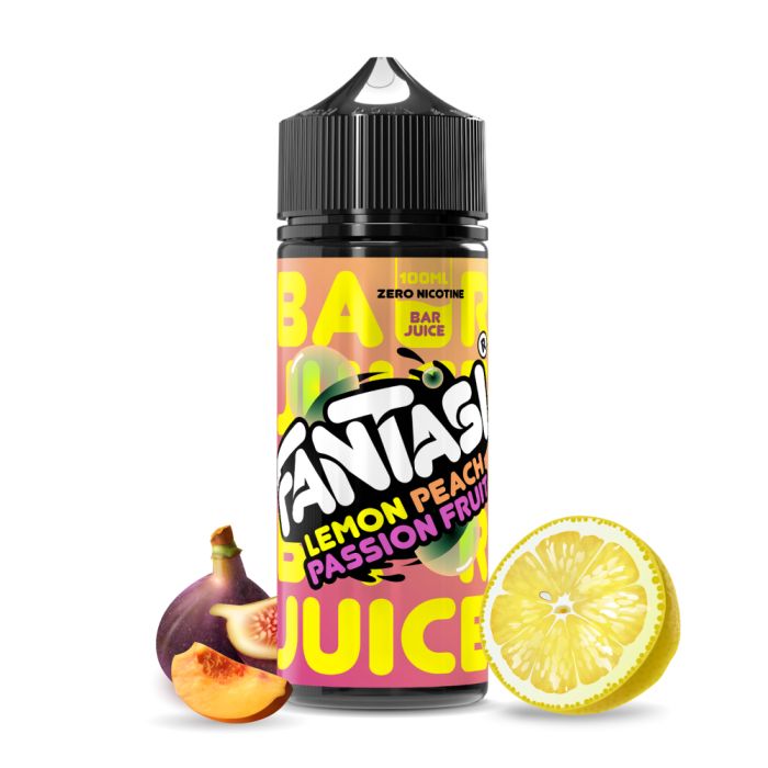 908310 Lemon Peach Passion Fruit Ice 50/50 E-Liquid Fantasi Bar Juice